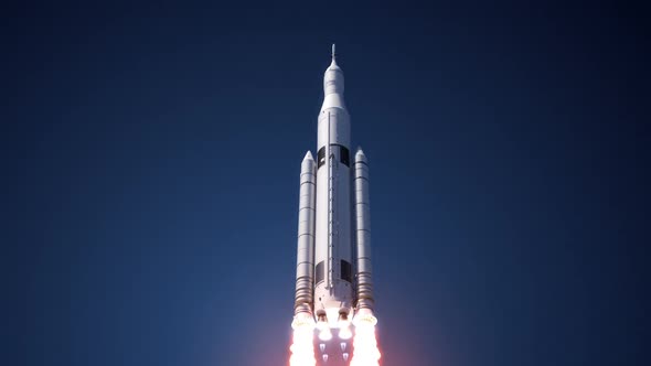 Space Launch System Takes Off