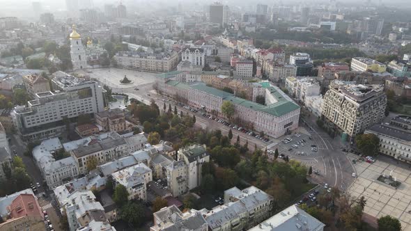 Kyiv - the Capital of Ukraine. Aerial View. Kiev