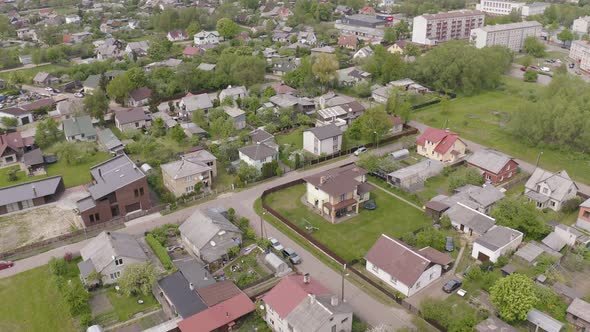 Houses in Typical Neighbourhood Suburban Residence Area