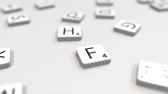 FAMILY Word Being Made with Letters alt