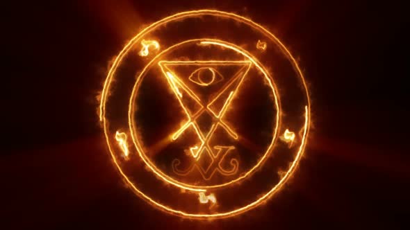 Lucifer Occult Symbol Loop