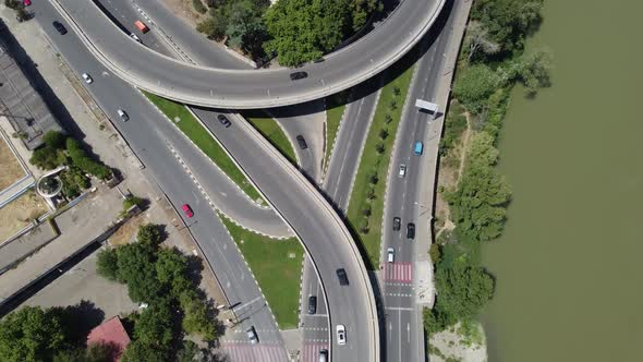 Riverside Traffic Aerial