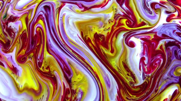 Abstract Colorful Sacral Liquid Waves Texture 891