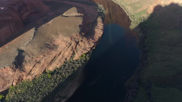Aerial view of Colorado River alt