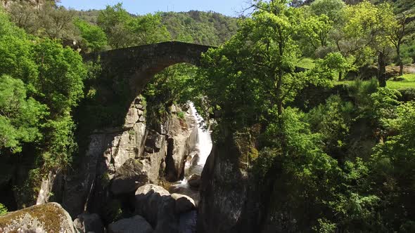 Rocky Bridge in Nature