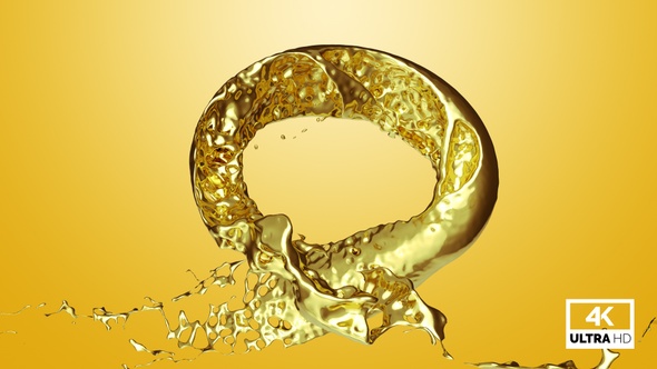 Vortex Splash Of Liquid Gold V2