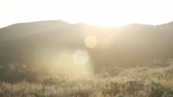 Sunset Over the Valley Fields alt