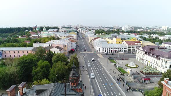 Vladimir Russia5th September Spire on the Roof of a Historic Building