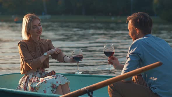 Young couple on a date