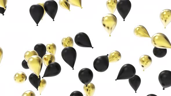 Black And Gold Balloons