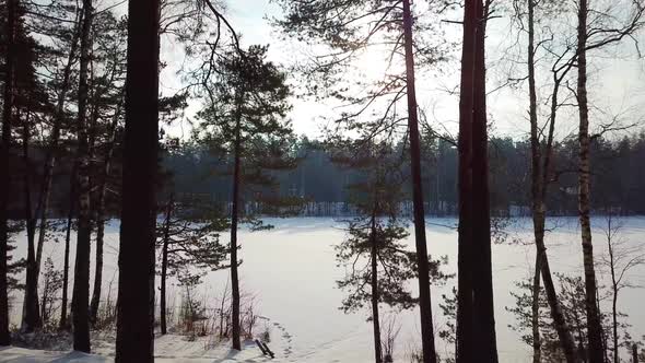 Winter Lake Streshno
