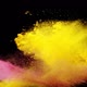 Pink and yellow powder explosion - VideoHive Item for Sale