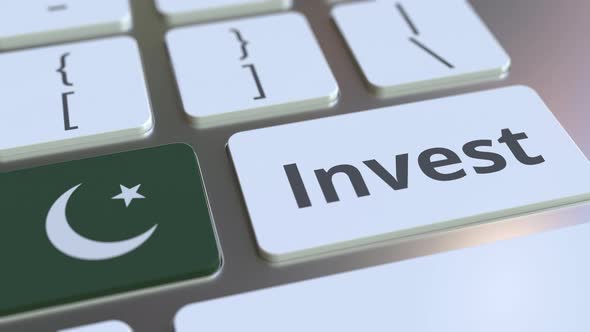 INVEST Text and Flag of Pakistan on the Buttons alt