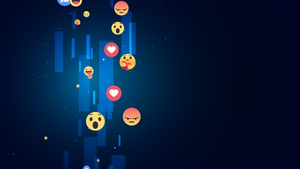 Facebook Reaction Emoji Background V11