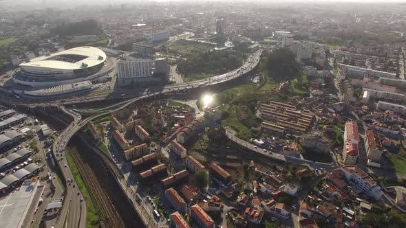 City of Porto Aerial View