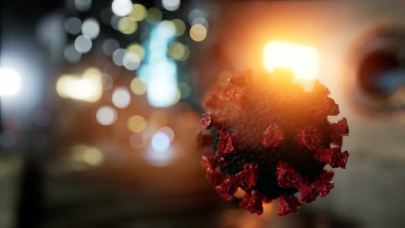 Coronavirus COVID 19 Quarantine on Empty City Streets alt