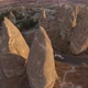 Cappadocia Aerial Shot of Rock Chimneys and Uchisar Castle in Goreme Turkey - VideoHive Item for Sale
