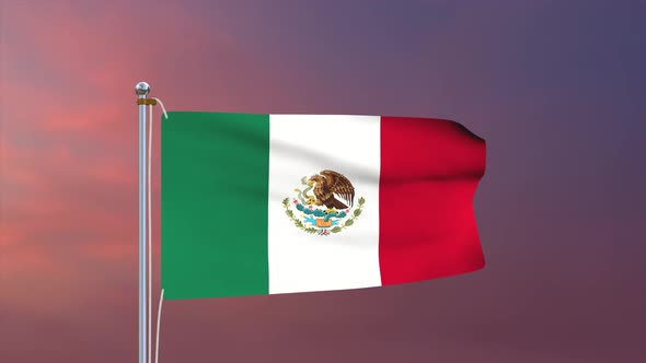Mexico Flag 4k