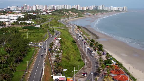 Sao Luis Maranhao at Northeast Brazil. Landmark of historic city.