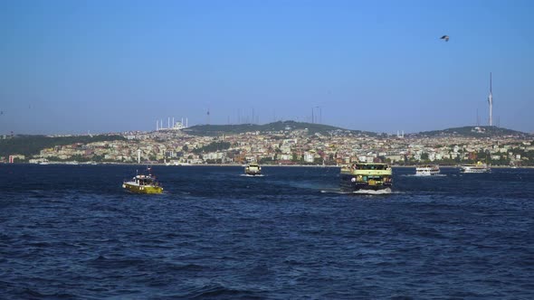 Ship Traffic in the Bosphorus Strait