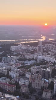 Ukraine Kyiv in the Morning at Sunrise