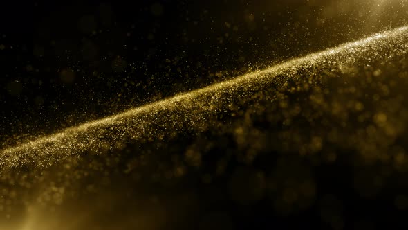 Gold Particles Background alt