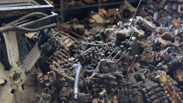 Industrial Recycling Auto Scrapyard
