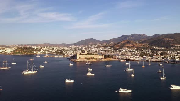 Aerial view of Bodrum - Turkey.