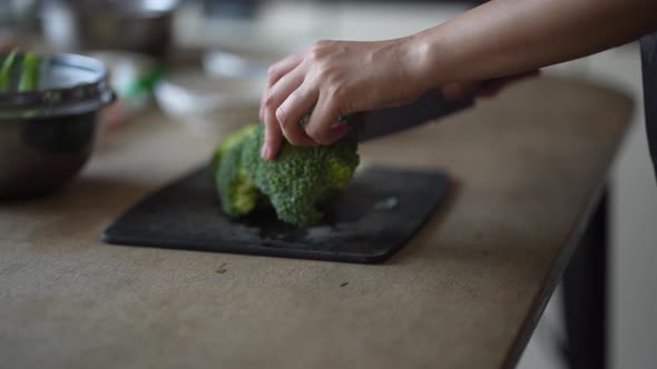 woman cooking