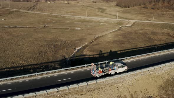 Asphalted Road Repair Service Road Marking