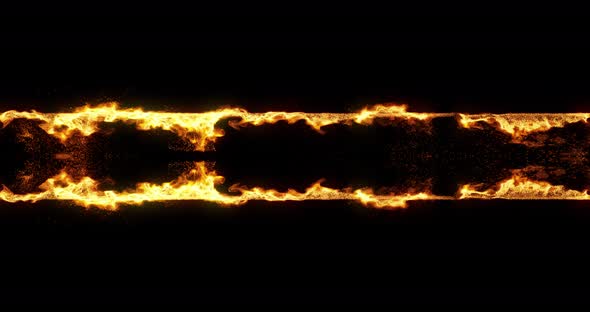 Abstract fire and flames visual effect.  alt
