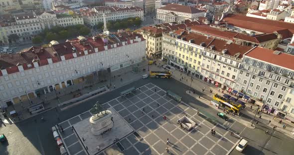 Lisbon downtown square