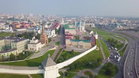 Kazan Kremlin with the Kul-Sharif Mosque