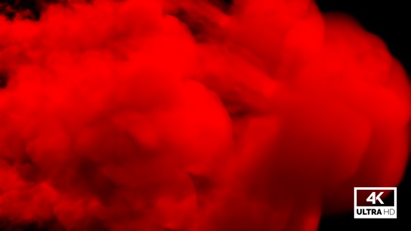 Large Scale Red Smoke Streaming alt