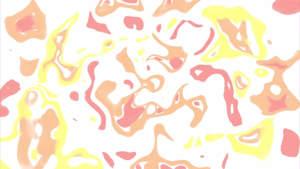 Peach, yellow and white colors blurred footage. Moving animation background with smooth movement