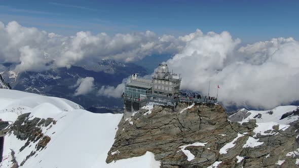 Sphinx observatory at Jungfraujoch, Switzerland: one of the highest in the world