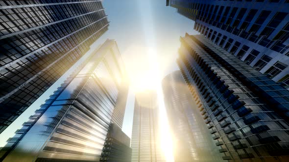 Looking Up at Skyscrapers alt