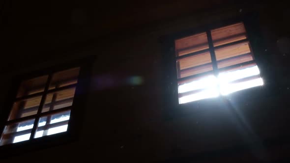 The Sunlight Through the Window Into the Room
