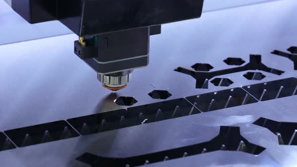 CNC Laser Cutting of Metal, Modern Industrial Technology