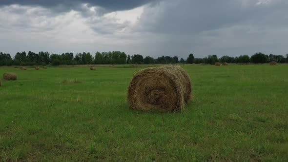 Haystack aerial view