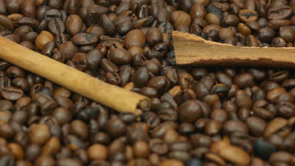 Cinnamon And Coffee Beans