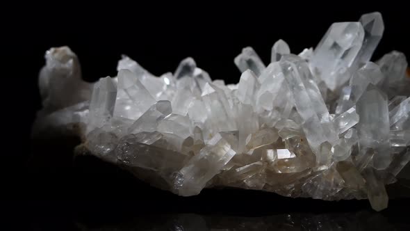 A beautifully formed crystal structure filled with quartz crystals.