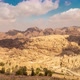 Rocky Sandstone Mountains with Clouds Sky in Jordan Desert Near Petra Ancient Town Jordan - VideoHive Item for Sale