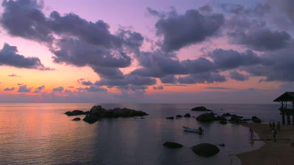 Sai Nuan Beach in Blue Hour