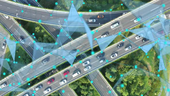 Smart traffic big Data concept