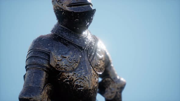 Armour of the Medieval Knight. Metal Protection of the Soldier alt