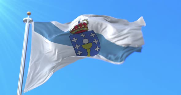 Galicia Flag, Spain