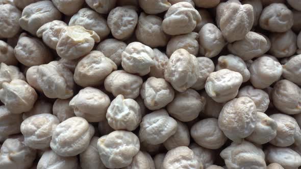 Uncooked Chickpea Beans