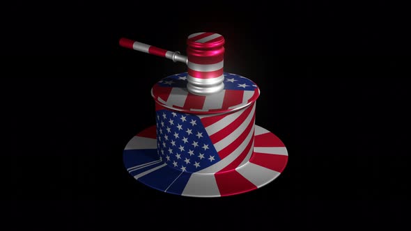 Usa Law concept animation