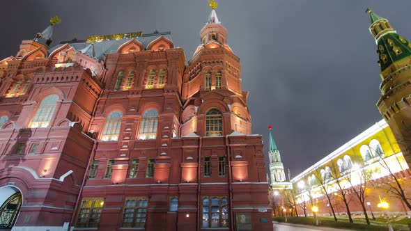 The State Historical Museum of Russia Timelapse Hyperlapse